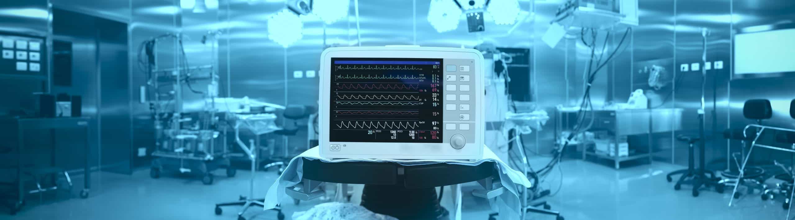 Innovative technology in a modern hospital operating room